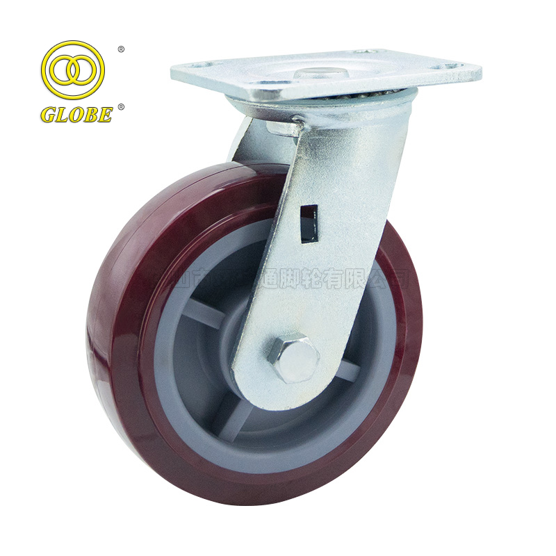 6 Inch Heavy Duty Super Polyurethane Swivel Casters