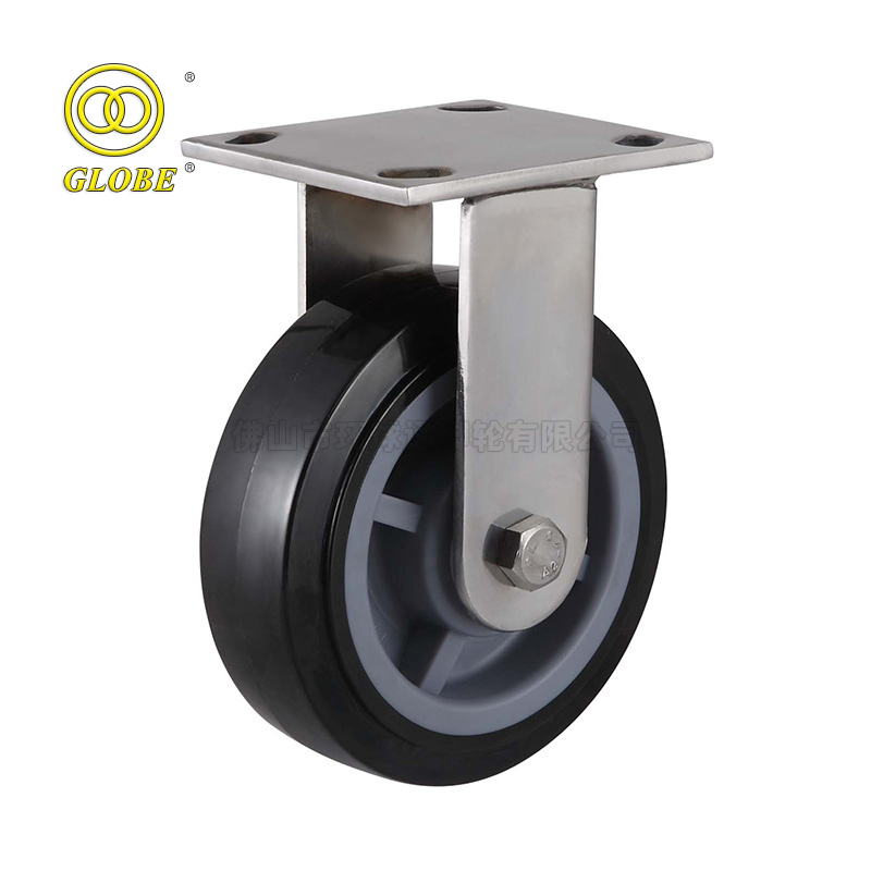 6 Inch Heavy Duty Premium Polyurethane Rigid Casters