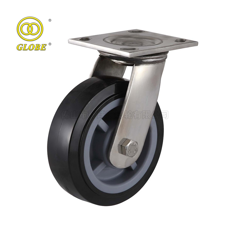 6 Inch Heavy Duty Premium Polyurethane Swivel Casters