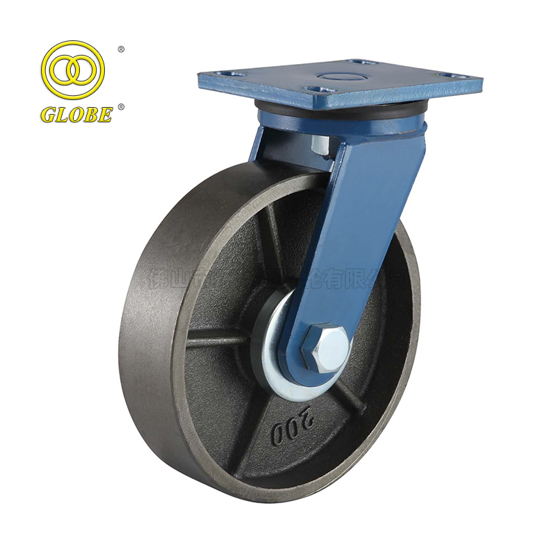 4 Inch Heavy Duty Cast Iron Swivel Casters