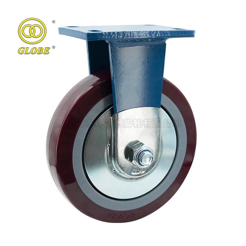 6 Inch Heavy Duty Super Polyurethane Rigid Casters