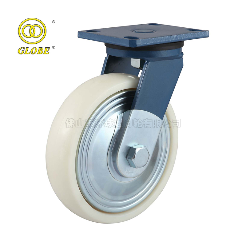 8 Inch Heavy Duty High-Strength Nylon Swivel Casters