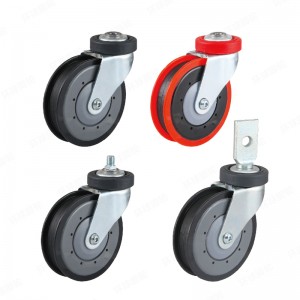EP1 SERIES – Bolt hole/Square head threaded stem/Splinting type – Two Slices Elevator Caster