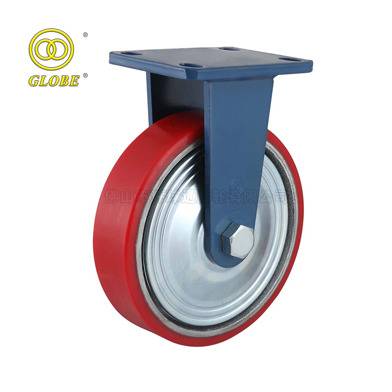 6 inch heavy duty rigid caster