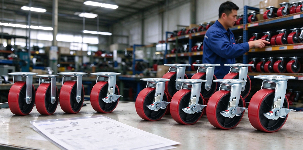 Casters for different orders