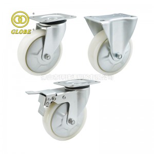 KB02 SERIES 2026 New Style EU Caster – Swivel/Fixed/Total Locking PP Caster Wheel