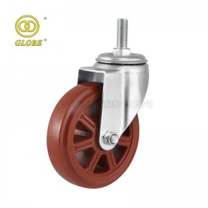 4 Inch Medium Duty Meili Threaded Stem Casters
